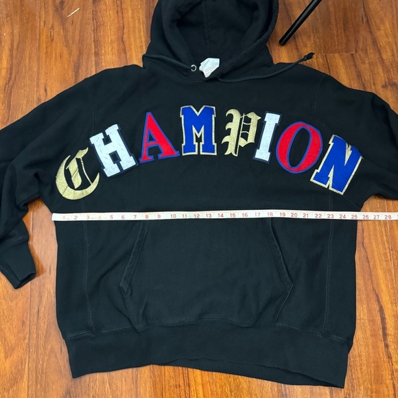 Champion Reverse Weave Big Letters Jacket Size XL - Picture 6 of 8